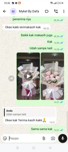 Testimonial Buket Bunga jember