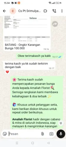 Testimonial Papan Bunga jember