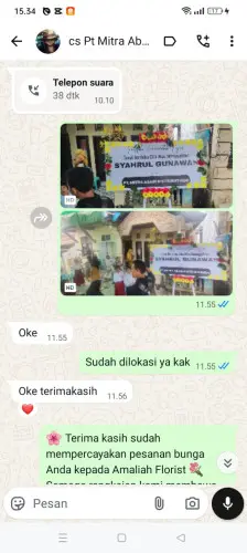 Testimonial Papan Bunga jember