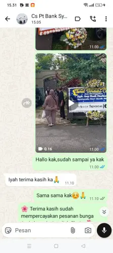Testimonial Papan Bunga jember